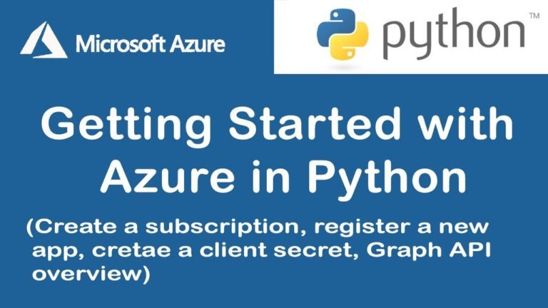 Python on Microsoft® Azure