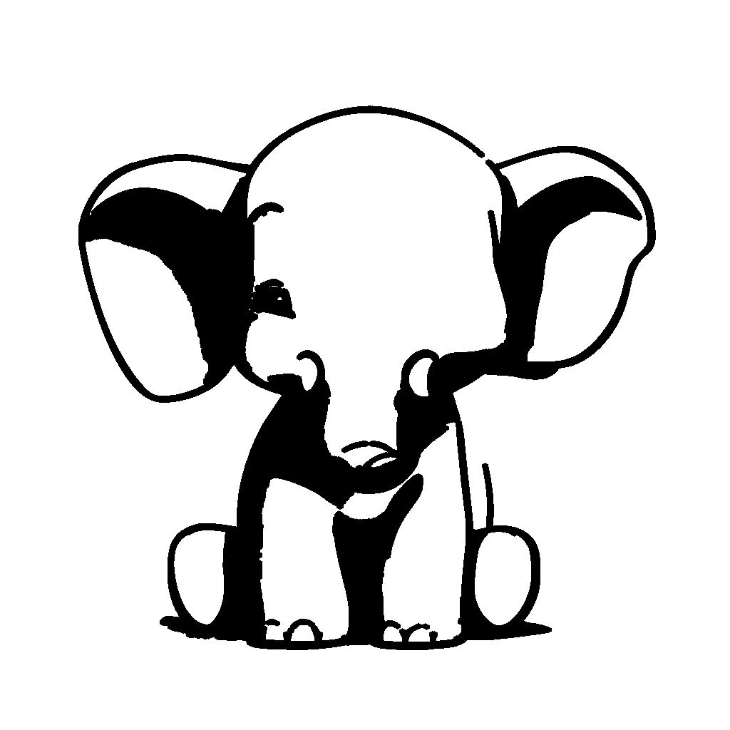 Cute Animals Coloring Book — Kids Edition (30 Pages, Ages 3-6)